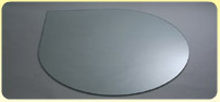 Bodenplatten Kamine Glas Edelstahl Stahl beschichtet Aluminium